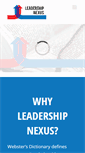Mobile Screenshot of leadershipnexus.org